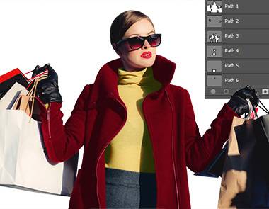 model girl multi clipping path